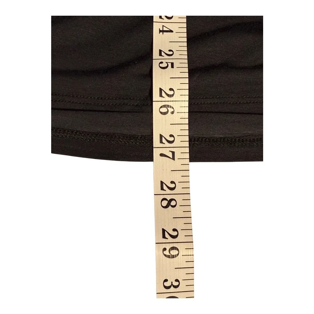Neiman Marcus XL Black Modal Blend Top Dolman Sleeve Lightweight Blouse NWT - Picture 6 of 7